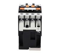 Aramox 2 Poteaux Contacteur AC, Boîtier en Plastique, Installation Facile, capacité de Charge élevée, pour la Climatisation et le Remplacement de la Commande du Moteur 660V (24V)