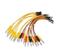 Aramox 20 PCS Connecteur de Cavalier OBD Prise Universelle Câble de Cavalier de Transmission Lisse à 20 Broches pour Voitures Essentiel pour Les Réparations Électriques Et Les Diagnostics