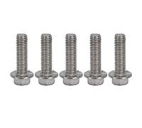 Aramox 20 Pièces M10x1,5 Boulons à Vis A2 70 Boulons à Tête Hexagonale à Bride en Acier Inoxydable DIN6921 avec Joint Filetage Grossier 700N mm² pour les Réparations Automobiles Assemblage de