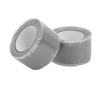 Aramox 2PCS Auto Fusing Silicone Ruban Auto-Adhésif Preuve de L'eau Ruban pour Tuyau D'eau Réparation 1.5m Longueur 2.5cm Largeur (GREY)