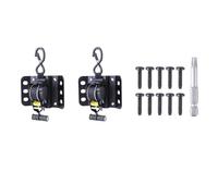 Aramox 2PCS Sangles à Ratchet Rétractables avec Clips, Kit de Tendeur de Chargement Automatique, pour Voiture Moto Déménagement