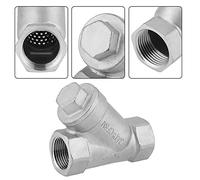 Aramox 3/4 Y Passoire, Filtre de Crépine en Acier Inoxydable, Filetage PT DN20 pour l'eau, Gaz, 304 Y Type de Passoire avec une Installation et une Maintenance Faciles, des Performances