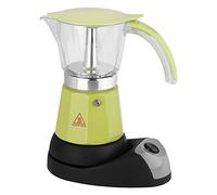 Aramox 300 ML / 6 Tasses 480W Cafetière Électrique à Espresso Moka cafetière électrique italienne(vert)