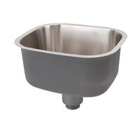 Aramox 304 Undermount Single Bowl Kitchen Sink, 15.2x12.8x7.3in | Évier de préparation de bar rectangulaire, profondeur 3,5 pouces, 38,5x32,5x18,5 cm, finition brossée, utilisation dans la