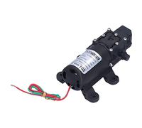 Aramox 3308 Pompe à Membrane 12 V Pompe à Eau Auto-amorçante Plastiques Techniques 70 W 4 à 6 L par Min 0,9 MPa Arrêt Intelligent pour l'irrigation du Jardin Lavage de Voiture RV Bateau Piscine