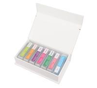 Aramox 35 Pièces Lames de Microscope Préparées en Verre de Biologie, Ensemble D'échantillons de Laboratoire avec Isolation en éponge épaisse pour Enfants étudiants Cadeau éducatif