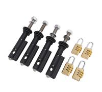 Aramox 4-Pack de Goupilles de Fixation pour Planche de Récupération Maxtrax MKII, Construction en Nylon et Métal, Design Antivol avec Serrures à Combinaison