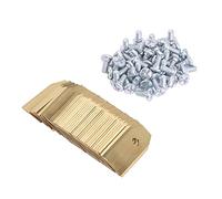 Aramox 45pcs Remplacement de la Lame de Robot en Acier Inoxydable en Or, Performances de Coupe Durables et Résistantes et Résistantes, Coupes Précises, Durée de Vie Durable, avec Deux Conceptions