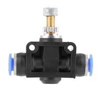Aramox 5 PCS/SET PNEUMATIVED AIR FLOWS VALVE DE CONTRÔLE 6MM CONNECT CONNECT RÉGULATEUR PNEUMATIQUE DE AIRS POUR LES OUTILS PNEUMATIQUES
