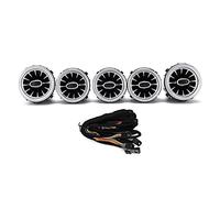 Aramox 5 Pièces 64 Couleurs ABS et PC Avant Turbine à LED Turbo évent, Remplacement du Kit D'éclairage D'ambiance Turbo Lumière Ambiante Turbo, Adapté pour le Lifting de la Berline W205 de Classe C 20