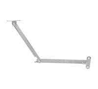 Aramox 5 Pièces Charnière de Support en Acier Inoxydable Charnière d'armoire 12 X 1 Cm Raccords de Quincaillerie Antirouille avec Rivets de Fixation pour Porte de Placard Support d'armoire Tirer