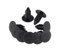 Aramox 50 Pièces Rivet Attaches, Universel De Voiture Pare-chocs En Plastique Rivet Attache Retenue Garniture Push Pin Clip Noir
