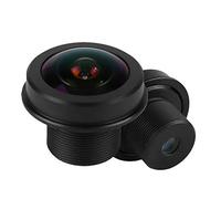 Aramox 5MP HD Fisheye Board Lens 180 ° Grand Angle Universel de Mise au Point Fixe Universel pour la Caméra de sécurité, Surveillance des Animaux de Compagnie avec Matériaux ABS, Installation Facile