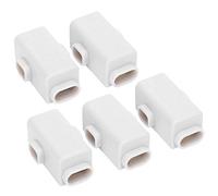 Aramox 5pcs Terminal Spliter Spliter Copper Junction Connecteur Corable Corable Splier avec Couvercle Isolant Détachable pour L'interrupteur électrique de Câblage de la Lumière du (ZK-T1)