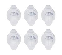 Aramox 6Pcs Clapet Anti-retour Non Retour Inline Valve 1 Way Clapet Anti-retour en Plastique de qualité Médicale pour Gaz Liquide 3/8 Pouces 10MM (Cdpv6)