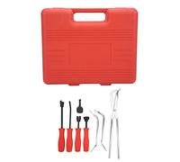 Aramox 8PCS Extracteur De Frein À Tambour Kit D'outils D'étrier De Frein Outil De Réglage De Frein Universel 45 Acier Oxydation Chromate Revêtement avec Boîte De Rangement