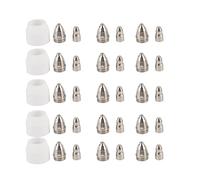 Aramox Accessoires P80 Pièces d'usure, Pointes de Coupe en Céramique de Cuivre, 25 Pièces pour Brûleur de Coupe P80, Efficace à 40 Mm d'épaisseur, Idéal pour les Professionnels