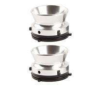 Aramox Adaptadores Nab Hub 1 Paire d'adaptateurs Nab en Alliage d'aluminium pour Magnétophones Bobine à Bobine de 10 Pouces Compatibles avec Studer ReVox Akai Installation Facile Construction