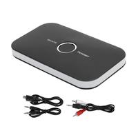 ARAMOX Adaptateur audio Bluetooth Émetteur récepteur adaptateur audio stéréo Bluetooth 5.0 sans fil 2 en 1 pour ordinateur TV