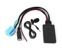 Aramox Adaptateur Bluetooth Aux-In pour Smart 450 avec Microphone | Module Audio 8 Broches, Boîtier ABS, Appel Mains Libres, Installation Plug and Play, Câble de 150 Cm, Connecteur Autoradio