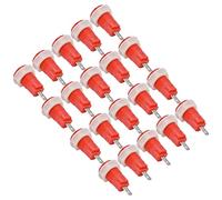 Aramox Adaptateur de Borne de Liaison en Laiton à Douille Banane 20 Pièces 4 Mm Type de Soudage CATIII 1000 V 32 A Coque ABS Plaquée pour Panneaux de Test Câblage Audio et Réparation électronique