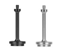 Aramox Adaptateur de Support de Lampe GasTank, Support de Lumière en Alliage d'aluminium avec Filetage de 1/4 Pouces pour le Camping et la Randonnée (BLACK)