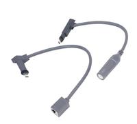 Aramox Adaptateur Ethernet Stable Stable, étanche et intégré, Adaptateur Mâle RJ45-1 Mâle RJ45, Caoutchouc, Cuivre avec Connecteur Féminin, T568B, Transmission à Grande Vitesse, Utilisation