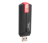 Aramox Adaptateur WiFi USB 5400Mbps WiFi 6E Adaptateur Réseau USB avec Bandes 2.4G 5G 6G pour Ordinateur de Bureau Plug and Play pour 10 11