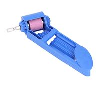 Aramox Affûteur de Forets en Corindon, Affûteur de Forets en ABS avec Meule en Corindon, Entraînement par Perceuse électrique, Centrage Automatique, Outil d'affûtage Portable pour Outils (BLUE)