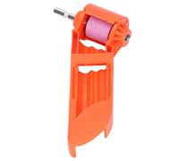 Aramox Affûteur de Forets en Corindon, Affûteur de Forets en ABS avec Meule en Corindon, Entraînement par Perceuse électrique, Centrage Automatique, Outil d'affûtage Portable pour Outils (ORANGE)