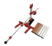Aramox Affûteur de Lame, Outil d'affûtage à Angle Fixe avec 6 Pierres à Aiguiser, 180 à 3000, Alliage d'aluminium, Acier Inoxydable, Rotation à 360°, Conception Rabattable pour une Utilisation (6