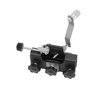 Aramox Affûteur de Tronçonneuse, Affûteur de Chaîne en Alliage d'aluminium, Gabarit d'affûtage à Manivelle de 87 Mm avec Fraise en Acier au Tungstène, Outil Portable Léger pour Une Utilisation en