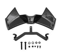 Aramox Aileron Avant de Moto, MT-09 SP 2024-2025, Déflecteur D'aile de Carénage de Moto, Matériau ABS (Style Fibre de Carbone)