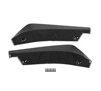 Aramox Aileron De Carrosserie, 1 Paire De Répartiteurs De Lèvre Pour Séparateur De Lèvre De Pare-Chocs Canard Diffuseur De Pare-Chocs Arrière Universel Pour Voiture (fibre de carbone)