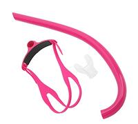 Aramox Ajustement Universel Réglable Ajustement Avant de Natation de Nage, Rationalisation du Tube Conique, équilibre Corporel amélioré, Porte-parole Confortable en Silicone pour Nager avec un (rouge)