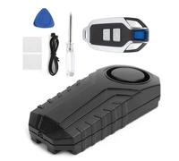 ARAMOX Alarme antivol de moto Alarme antivol avec alerte de vibration pour vélo électrique Scooter moto usage domestique (noir