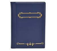 Aramox Album Médaille Touristique 120 POCHETS CONOR HODDER CONORME COLLECTION LIVRE ANTI-SLIP DESIGNE IMPHERPORT ET DURABILE 120-COIN CAPATION ULTRANSTARETENT MATÉRIEL AVEC FILM PU POUR COLLECTEUR (BL