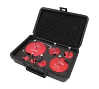 Aramox Alésoir de Tuyau en PVC Standard, économiseur de Raccord en PVC pour Conduites D'eau, Conduites de Vidange, Chantier de Construction, Entretien de la Maison (7PCS)