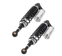 Aramox Amortisseur de Moto, Suspension Arrière en Alliage d'aluminium pour ATV SUV, Durable, Haute Performance, Ajustement Universel (Noir et argent)