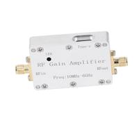 Aramox Amplificateur de 10 DB avec Amplificateur à Faible RAUSCH-HF 10 MHz-6GHz Module de Réception de Signal D'alliage en Aluminium pour les Fréquences D'application Typiques