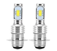 Aramox Ampoule antibrouillard, ampoules de phare du blanc LED de voiture universelle de 2Pcs 80W 6000K pour la lampe d'antibrouillard de H6 / P15D avec le remplacement de décodeur