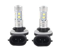 Aramox Ampoule LED 881862886889894896898 Remplacement pour Accent, 2PCS 12-24V 50W 1800LM/Ampoule 6000K Super White High Power Bright LED Brouillard Ampoules de jour