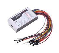 Aramox Analyseur Logique Analyseur Logique USB 16 Canaux Seuil de Taux d'échantillonnage de 200 M Plage de 50 V à Plus 50 V Mémoire de 1 Gbits pour le Débogage de Circuits et les Tests électroniques