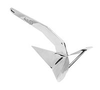 Aramox Ancre de Charrue, Ancre de Bateau de Style en Acier Inoxydable 316, Aile Triangulaire de 4 Kg pour Amarrage de Bateau sur la Plage, Maintien Stable, Résistance à la Corrosion, pour Petits