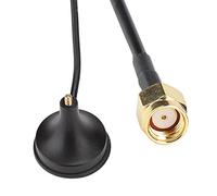 Aramox Antenne WLAN, Double Bande 2,4 GHz, Gain 8DBi, Base Magnétique, Connecteur SMA pour Routeurs et Appareils Industriels (3 mètres de Long)