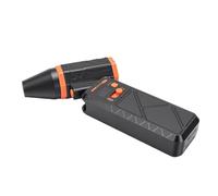 Aramox Aramox Dépoussiéreur électrique, Souffleur d'air alimenté par Batterie avec Lumière LED, Dépoussiéreur Haute Vitesse 130 000 Tr/min pour Ordinateurs et Claviers (YELLOW) (ORANGE)