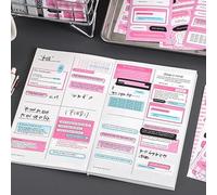 Aramox Autocollant de Scrapbooking de Mots, Ensemble d'autocollants de Scrapbooking en Papier avec 20 Motifs, Paquet de 20 Pièces pour Journal, Léger 36 G, pour Journaux, Albums, Calendriers,