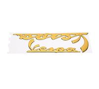 Aramox Autocollant D'insigne de Moto, Autocollant D'emblème de Moto en 3 Dimensions pour GTS300 LX125 LX150 IE Sprint Primavera 300 LX LXV Super(Jaune)