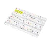 Aramox Autocollants pour Clavier de Piano, étiquettes de Notes de Piano en PVC Transparent pour Claviers 37 49 61 88 Touches, Grandes Lettres, Design Amovible Ultra Fin pour Débutants et Enfants