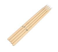 Aramox Baguettes de Batterie en Bois d'érable 7A avec Pointe en Nylon, 2 Paires d'accessoires pour Instruments de Percussion pour Enfants Débutants, Poids et Pas Constants pour Groupe de Rock